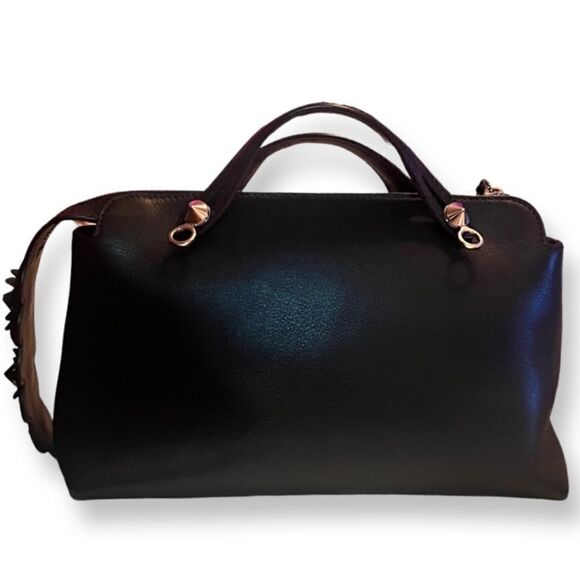 Fendi By The Way 2 Way Medium Bag with Floral Accents - Picture 2 of 13